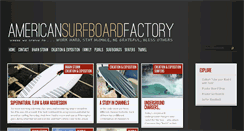 Desktop Screenshot of americansurfboardfactory.com